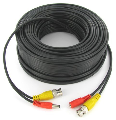 100FT Black Premade Siamese Cable